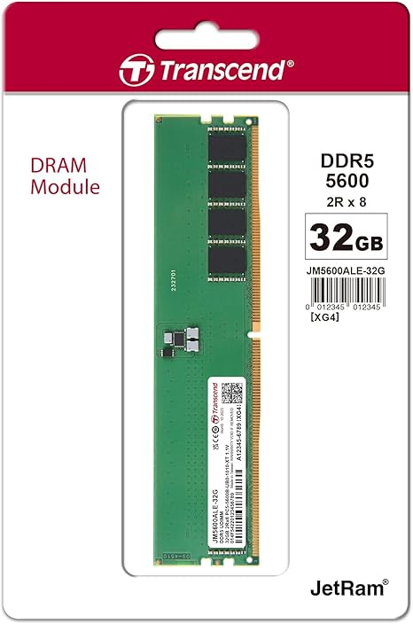 TRANSCEND 32GB DDR5-5600Mhz RAM-UDIMM_2
